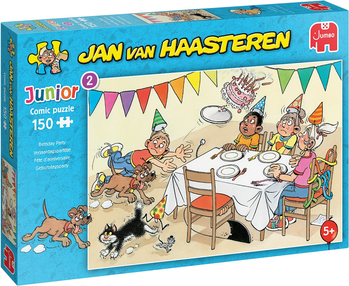 Jumbo Jan Van Haasteren Junior Puzzel Verjaardagspartijtje 150 Stukjes