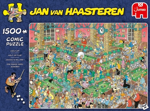 Jumbo Jan Van Haasteren Puzzel Krijt Op Tijd! 1500 Stukjes