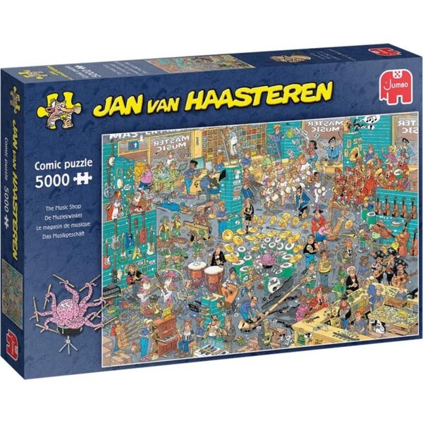 Jumbo Jan Van Haasteren Puzzel Muziekwinkel 5000 Stukjes