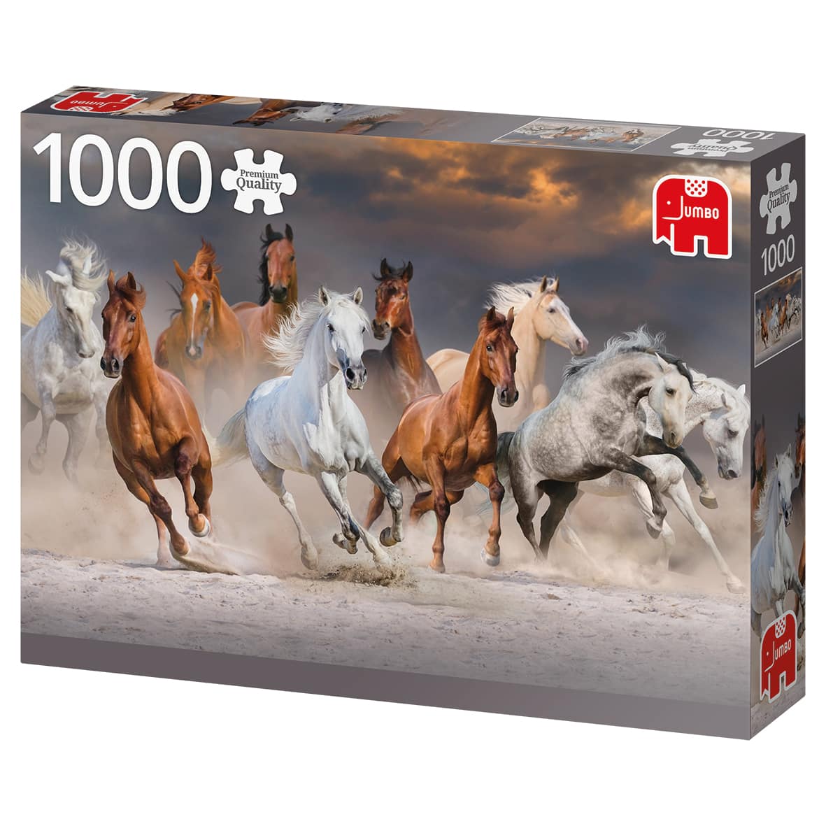 Jumbo Puzzel Desert Horses 1000pcs