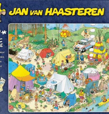 Jumbo Puzzel Jan Van Haasteren: Kamperen In Het Bos 1000 Stukjes