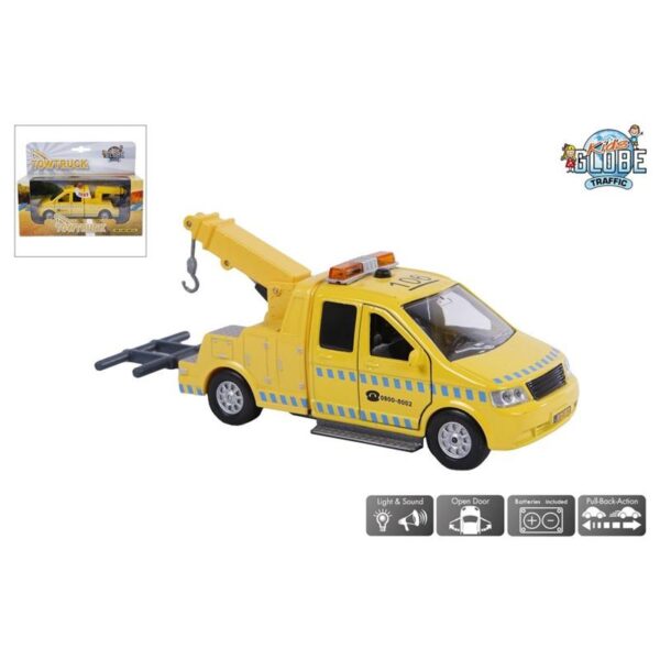 Kids Globe Afsleepwagen Die Cast Met Licht En Geluid 16cm