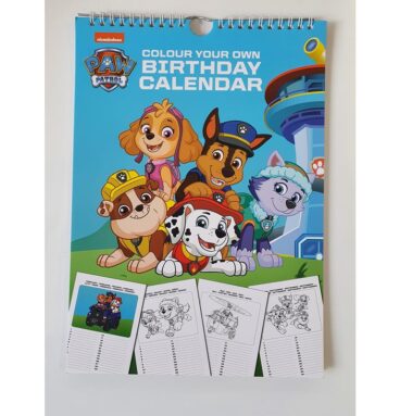 Kleur Je Eigen Paw Patrol Verjaardagskalender 30