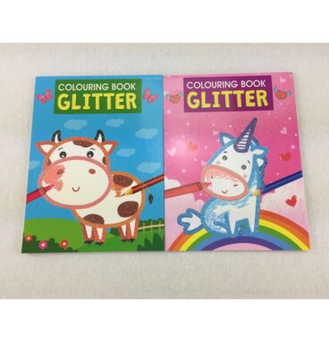 Kleurboek Glitter 12 Pagina&apos;s