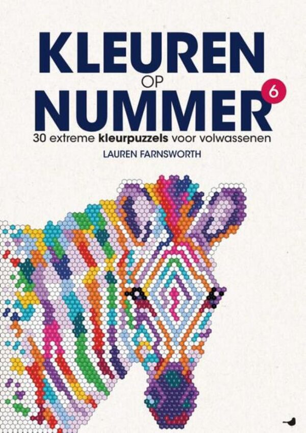 Kleuren Op Nummer 6 - Kleurpuzzels Voor Volwassenen 64 Pagina&apos;s Paperback