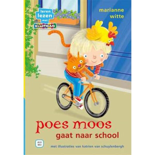 Kluitman Poes Moos Gaat Naar School (AVI M3)