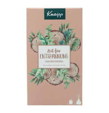 Kneipp Giftset Time To Relax Geurkaars 145gr+ Geurstokjes 50ml