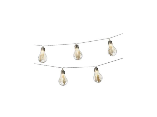 LED Bulb Stringerlichting Met Bloem 10 Lampen Lengte 180cm Werkt Op 2xAA