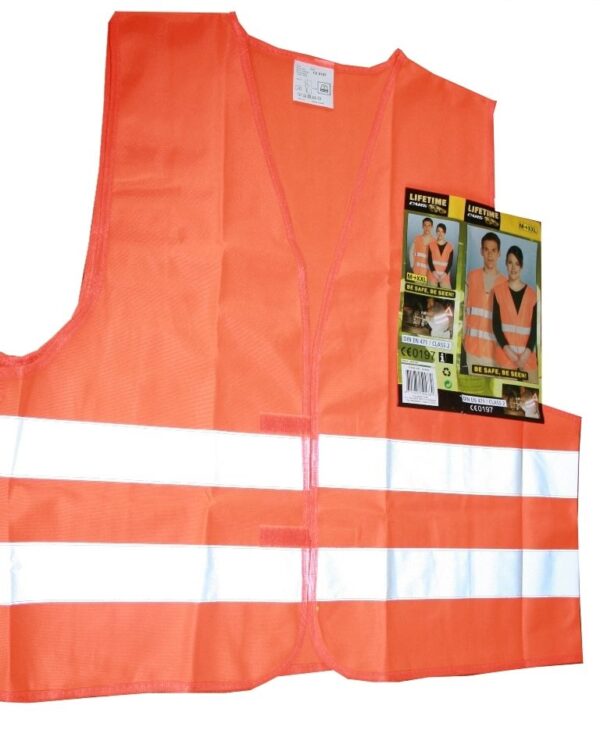 Lifetime Veiligheidsvest (hesje) Oranje M-XXL