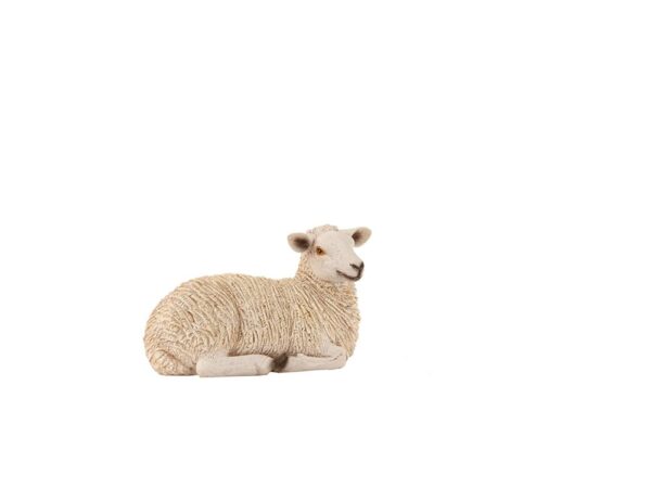 Liggend Schaap Polystone12x6x7cm