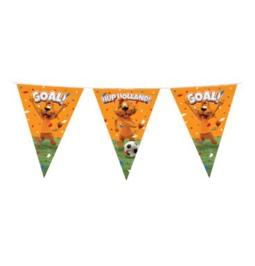Loeki - Partyvlaggenlijn Oranje 10m