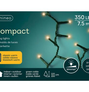 Lumineo LED Strengverlichting 750cm 350xLED Warmwit Voor Boom 120-150cm Met