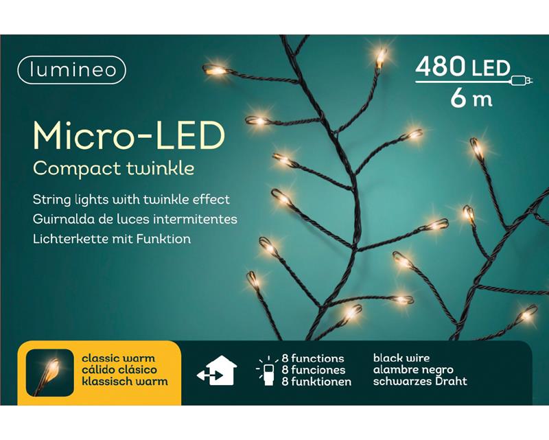 Lumineo Micro LED Compact Met Lights 480l-6m