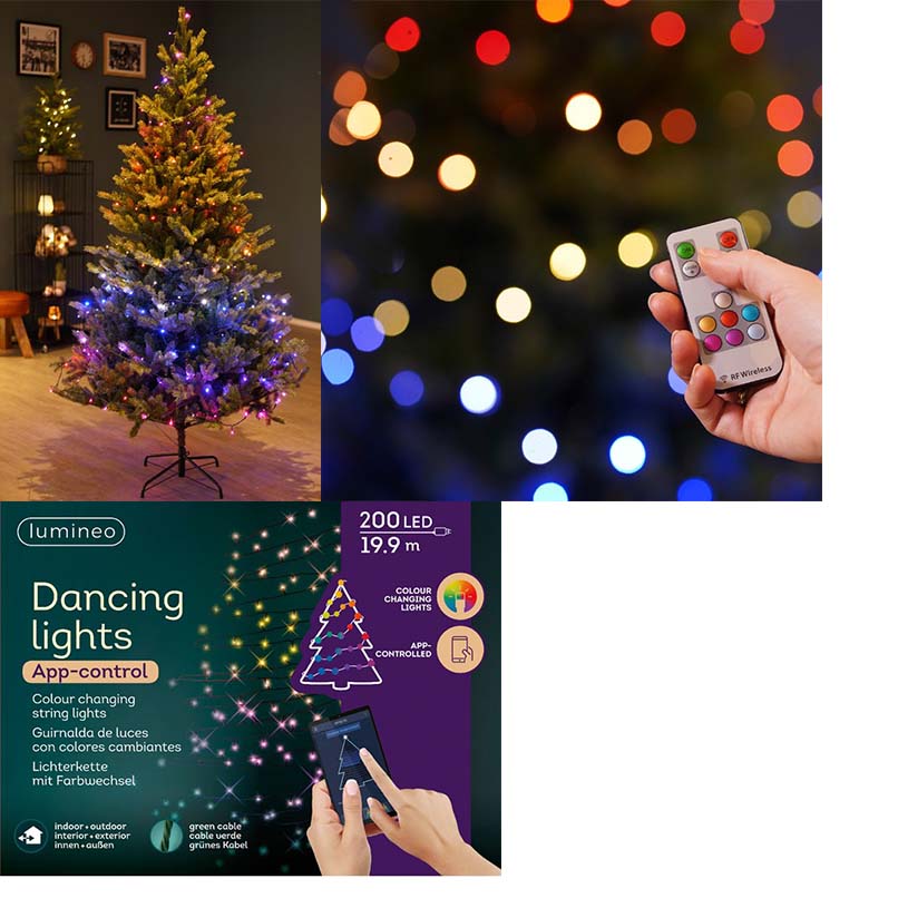 Lumineo Verlichting Met 200 LEDs Bedienbaar Via Bluetooth App-dancing Lights