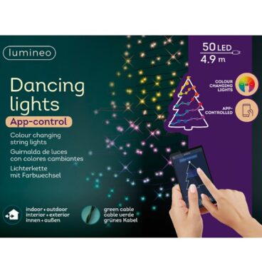 Lumineo Verlichting Met 50 LEDs Bedienbaar Via Bluetooth App Dancing Lights