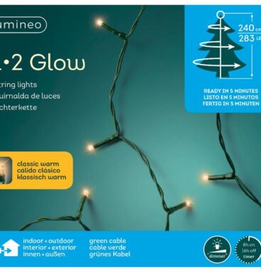 Lumineo everlands kunstkerstboomverlichting 1-2 Glow Voor 240cm Boom 283 LED