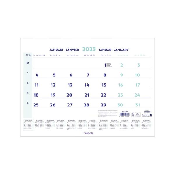 Maandkalender 2023 46x31cm