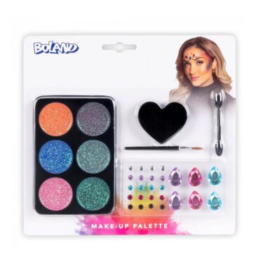 Make-up Set Glamour Met 26 Sticker Edelstenen