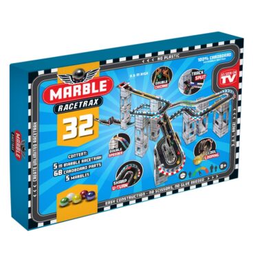Marble Racetrax Knikkerbaan Circuitset 32 Sheets 5m