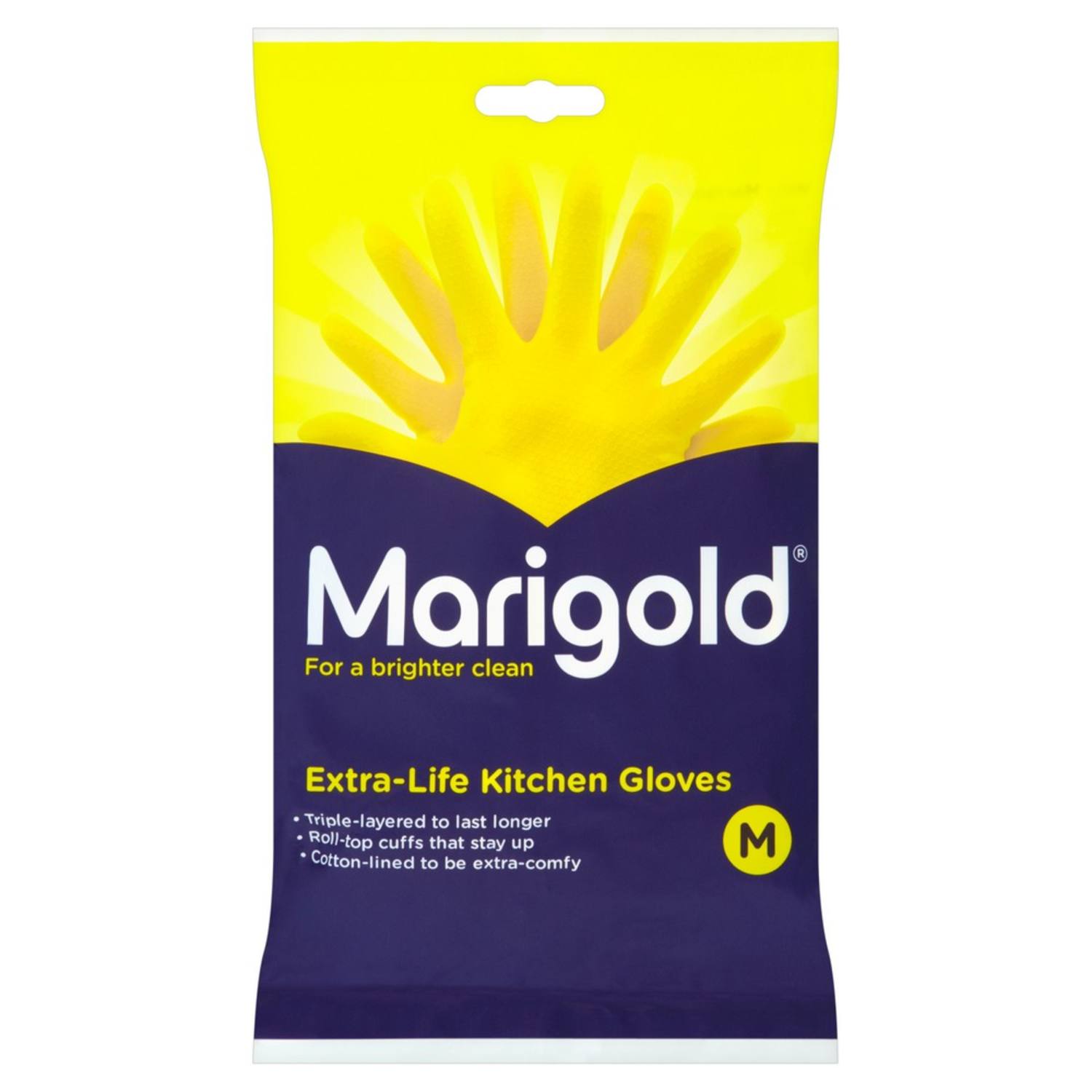 Marigold Kitchen Geel M Pak A 6 Paar Handschoenen
