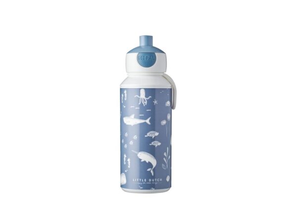 Mepal Drinkfles Pop-up Campus 400 Ml - Ocean Little Dutch