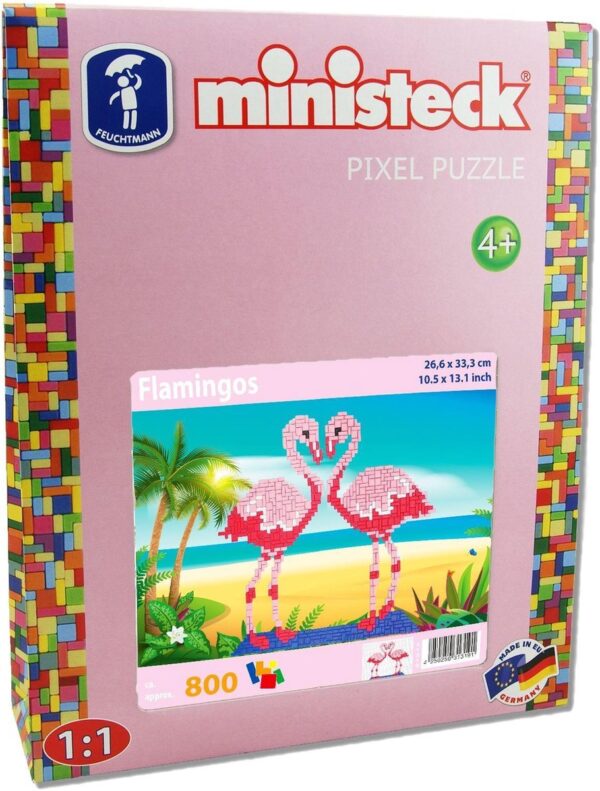 Ministeck Flamingos XL Set 800-delig