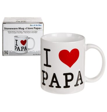 Mok I Love Papa Ø8x10cm In Giftbox
