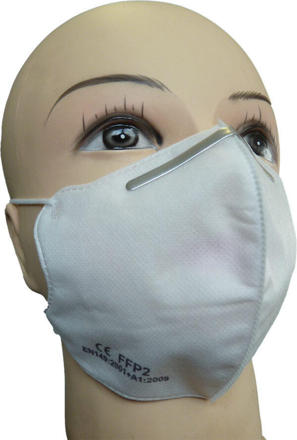 Mondneusmaskers FFP2 Model KN95 Met Neusclip (uitwasbaar) In Zip-lock Bag Met 10