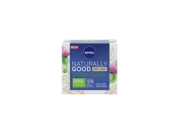 Nivea Night Cream 50ml Naturally Good Anti Age