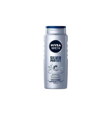 Nivea Shower Gel 500ml 3in1 For Men Silver Protect
