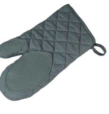 Ovenhandschoen Met Silicone Grip 30x18cm Grijs