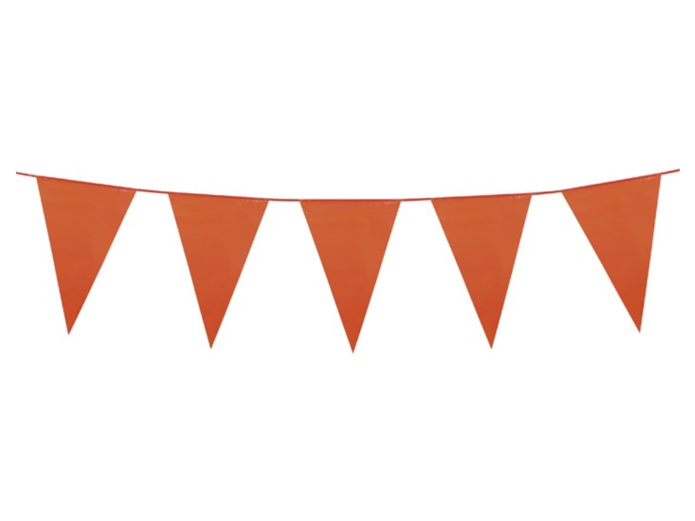 PE Reuzenvlaggenlijn Oranje (10 M)