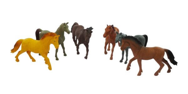 Paarden Ca.15 Cm Zak A 6 Stuks