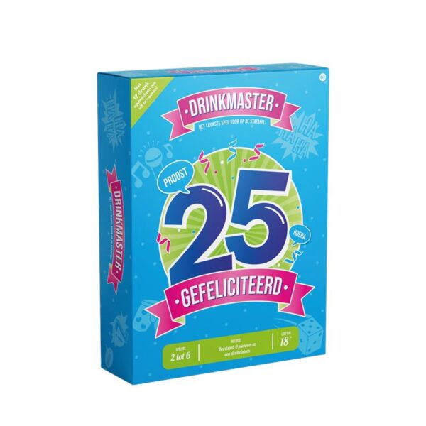 Paperdreams Drinkmaster Spel - 25 Jaar