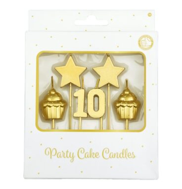 Paperdreams Party Cake Candles - 10 Jaar