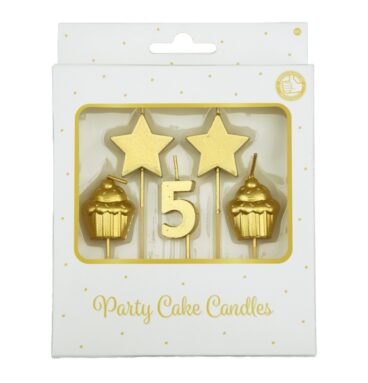 Paperdreams Party Cake Candles - 5 Jaar