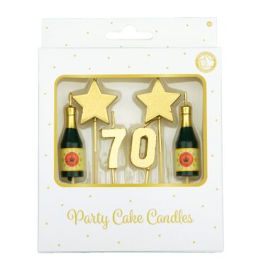 Paperdreams Party Cake Candles - 70 Jaar