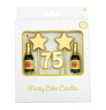 Paperdreams Party Cake Candles - 75 Jaar