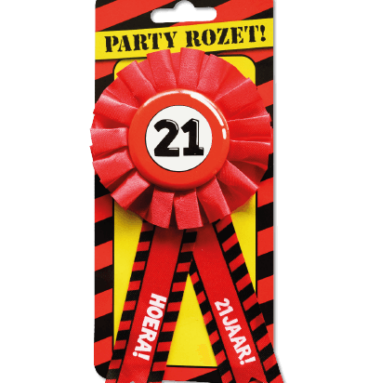 Paperdreams Party Rozetten - 21 Jaar