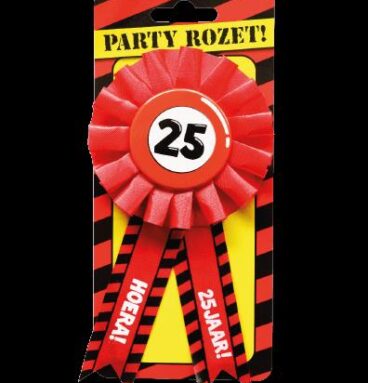 Paperdreams Party Rozetten - 25 Jaar