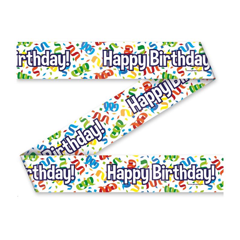 Paperdreams Party Tape - Happy Birthday Cartoon