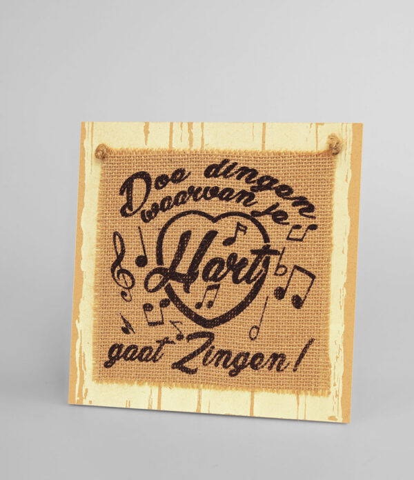 Paperdreams Wooden Sign - Doe Dingen Waar Je Hart