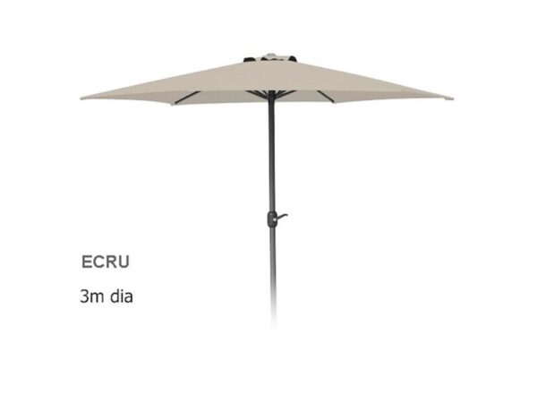 Parasol 3 Meter Met Draaimechanisme ECRU