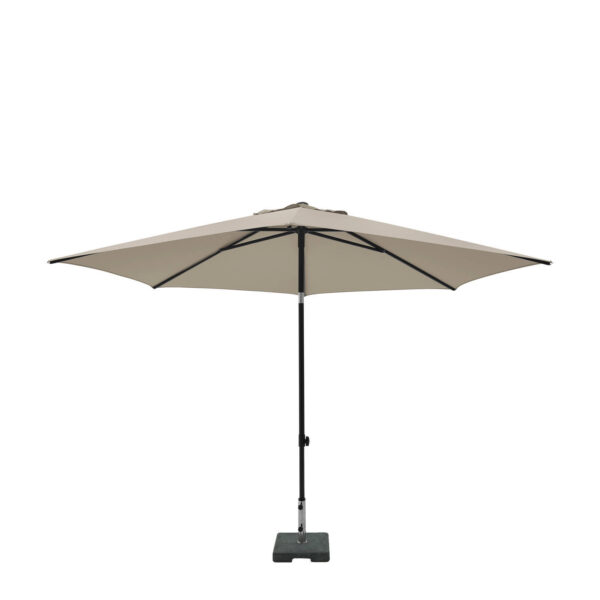 Parasol ELBA PUSH-UP Rond 300 Cm Met Tilt-functie 100%pol Ecru