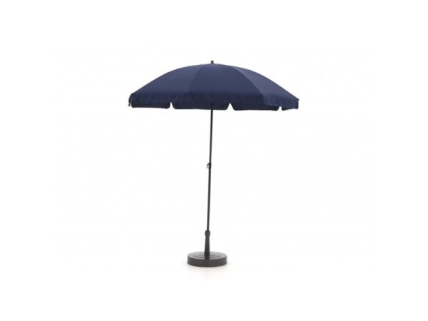 Parasol Las Palmas Push-up 200 Cm Blauw Met Volant