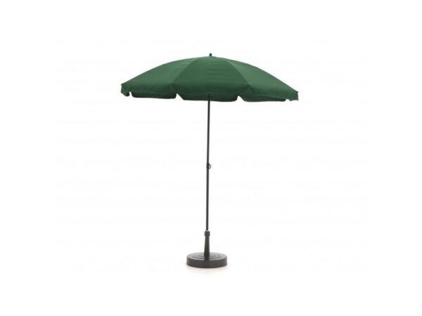 Parasol Las Palmas Push-up 200 Cm Groen Met Volant