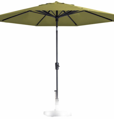 Parasol PAROS 300cm Opdraai SAGE GROEN