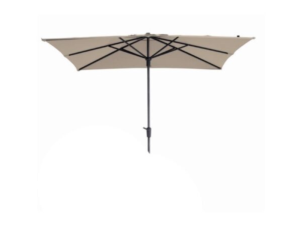 Parasol Syros Vierkant Opdraai 280x280cm Ecru