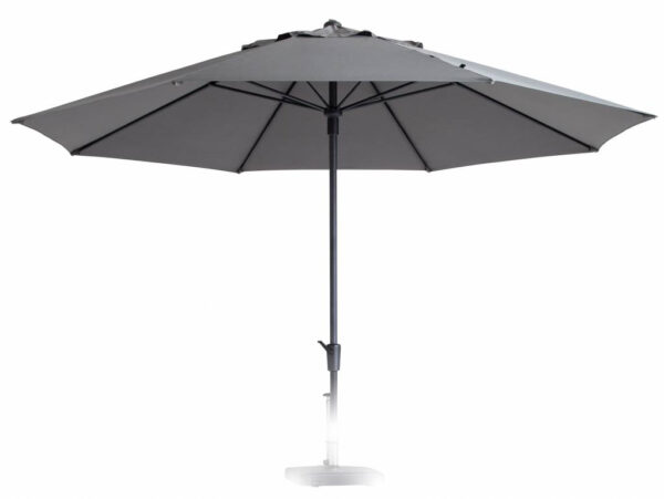 Parasol Timor 400cm Opdraai LICHT GRIJS