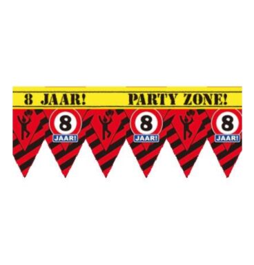 Party Tape - 8 Jaar 12 Meter